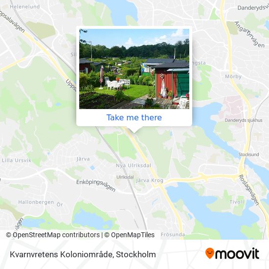 Kvarnvretens Koloniområde map