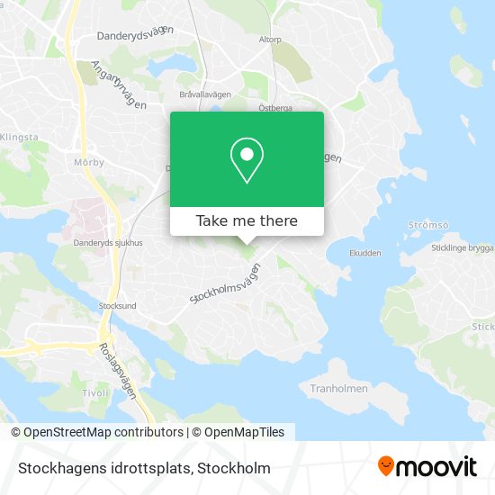 Stockhagens idrottsplats map