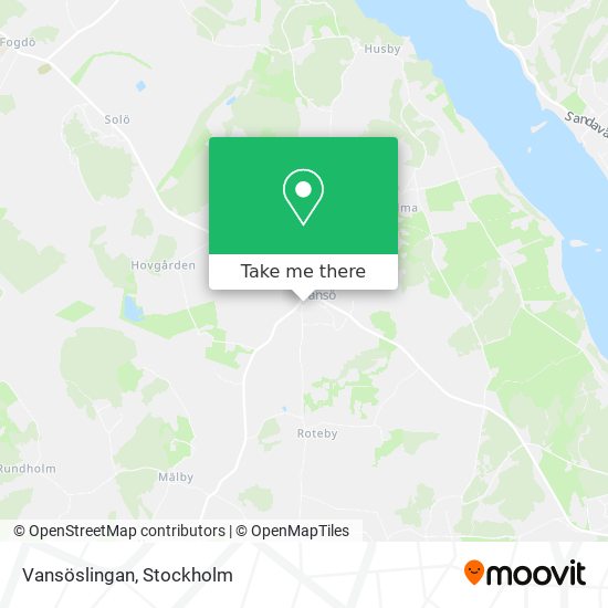 Vansöslingan map