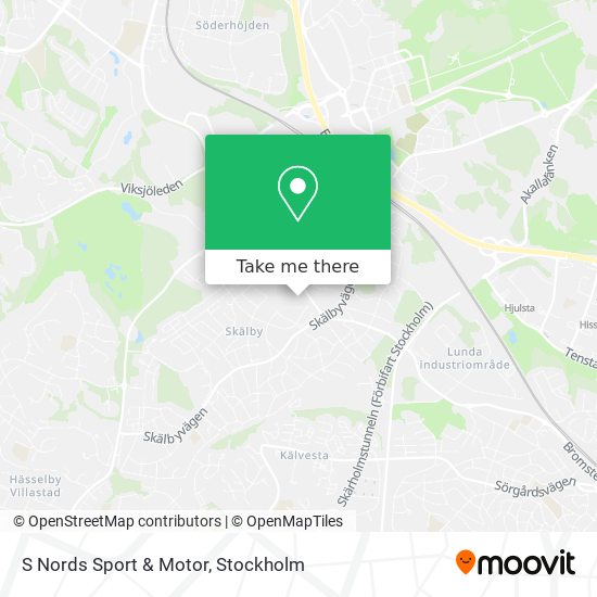 S Nords Sport & Motor map