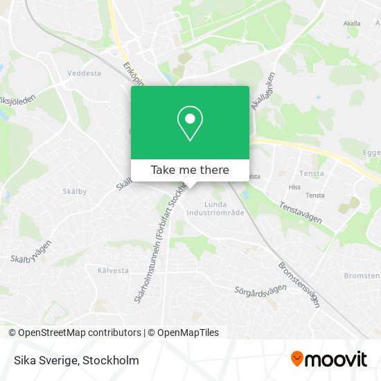 Sika Sverige map