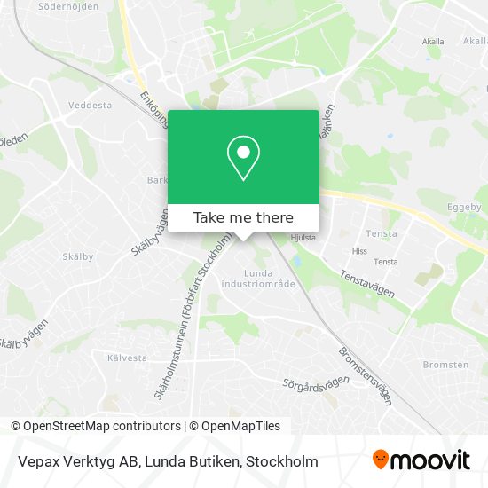 Vepax Verktyg AB, Lunda Butiken map