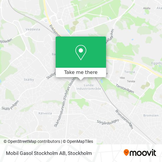 Mobil Gasol Stockholm AB map