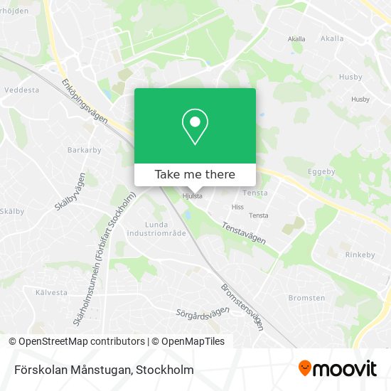 Förskolan Månstugan map