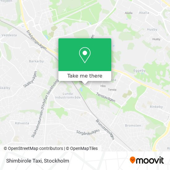 Shimbirole Taxi map