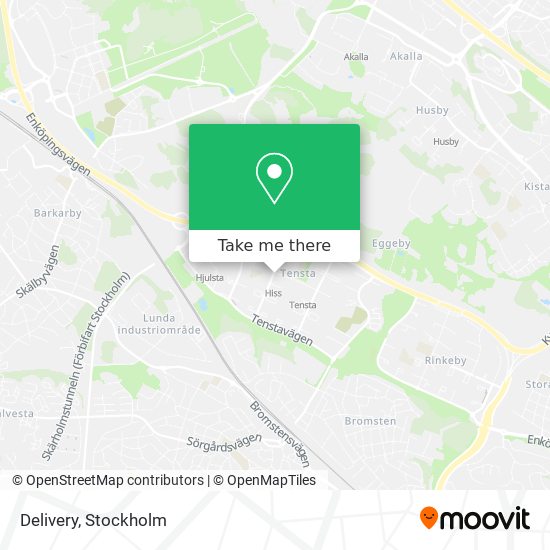 Delivery map