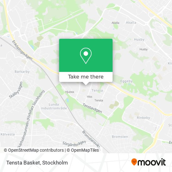 Tensta Basket map