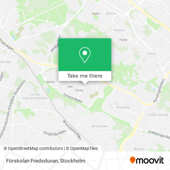 Förskolan Fredsduvan map