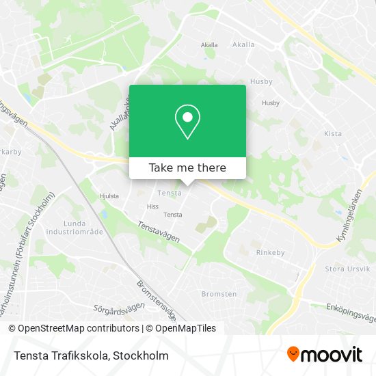 Tensta Trafikskola map