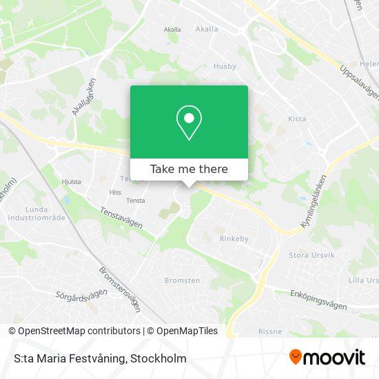 S:ta Maria Festvåning map