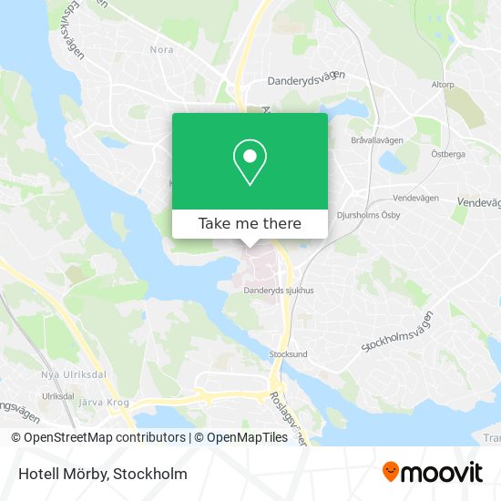 Hotell Mörby map