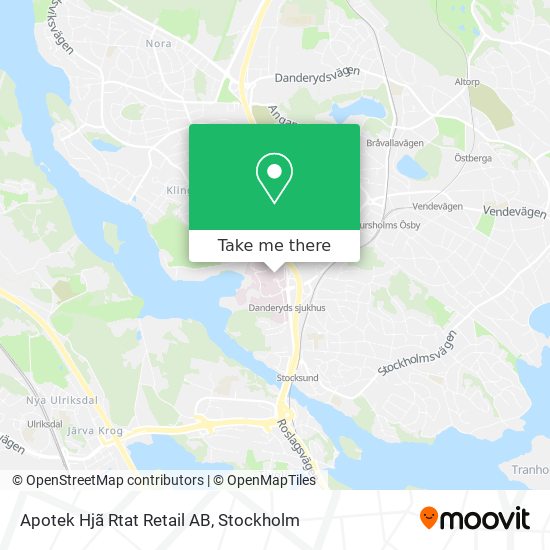 Apotek Hjã Rtat Retail AB map