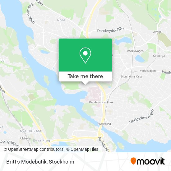 Britt's Modebutik map