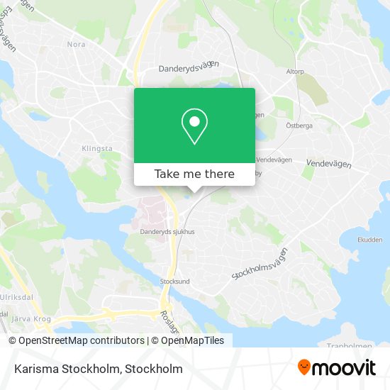 Karisma Stockholm map