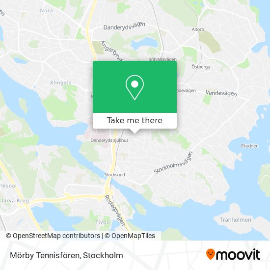 Mörby Tennisfören map