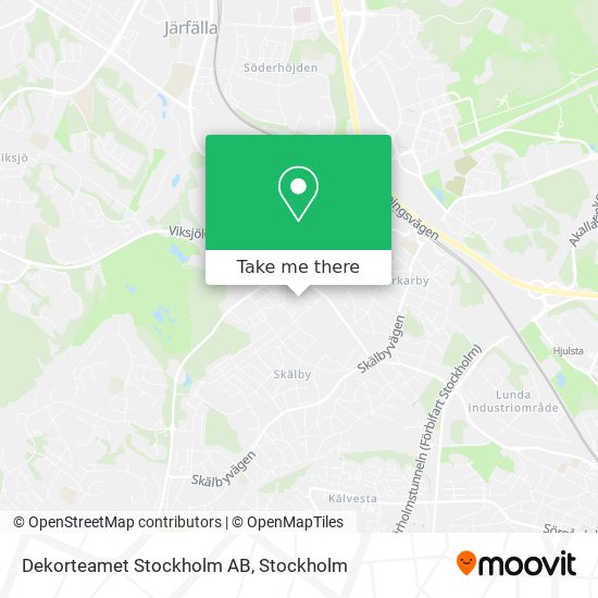 Dekorteamet Stockholm AB map