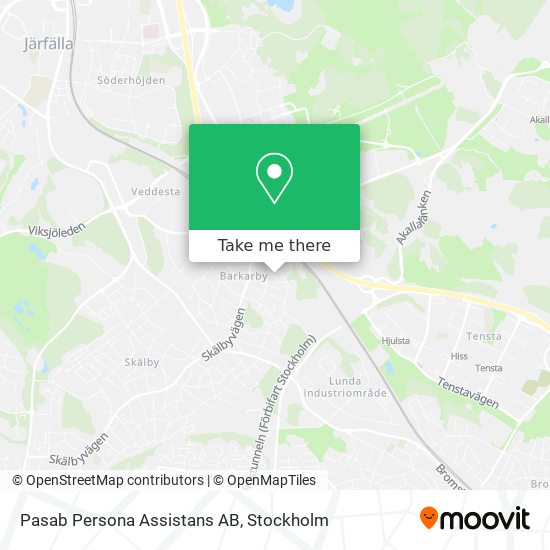 Pasab Persona Assistans AB map