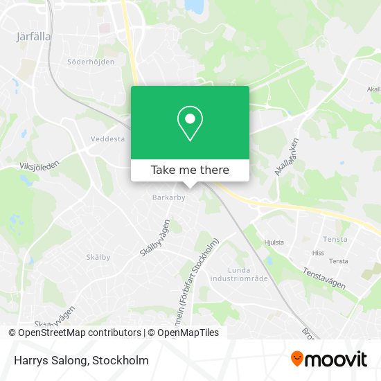 Harrys Salong map