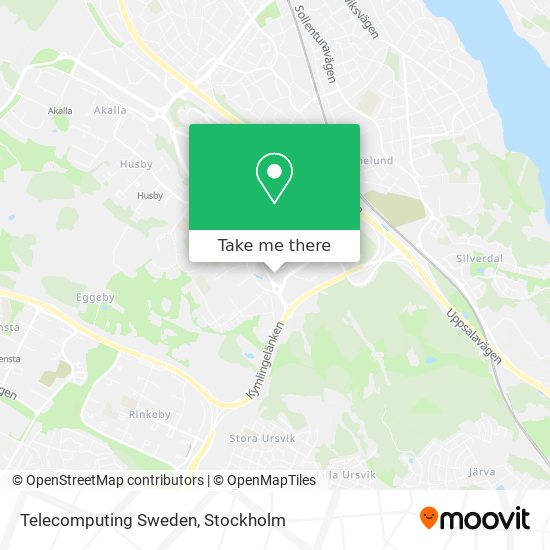 Telecomputing Sweden map