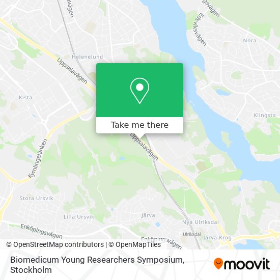 Biomedicum Young Researchers Symposium map