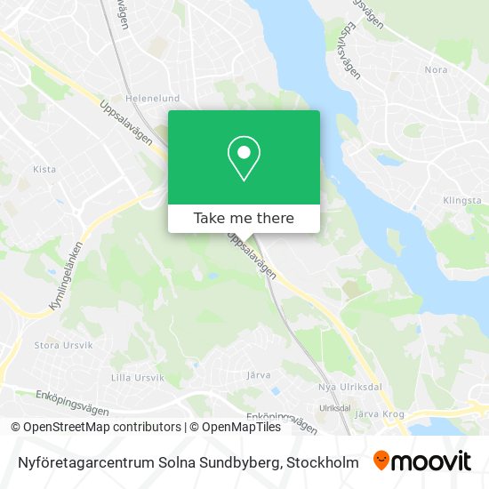 Nyföretagarcentrum Solna Sundbyberg map