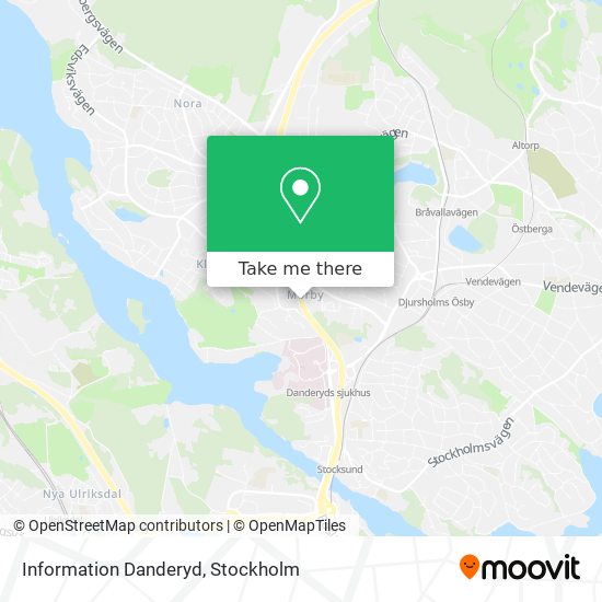 Information Danderyd map