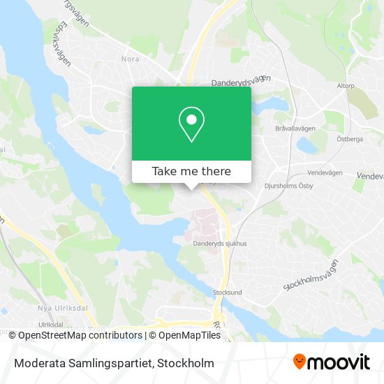 Moderata Samlingspartiet map