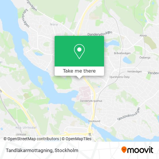 Tandläkarmottagning map