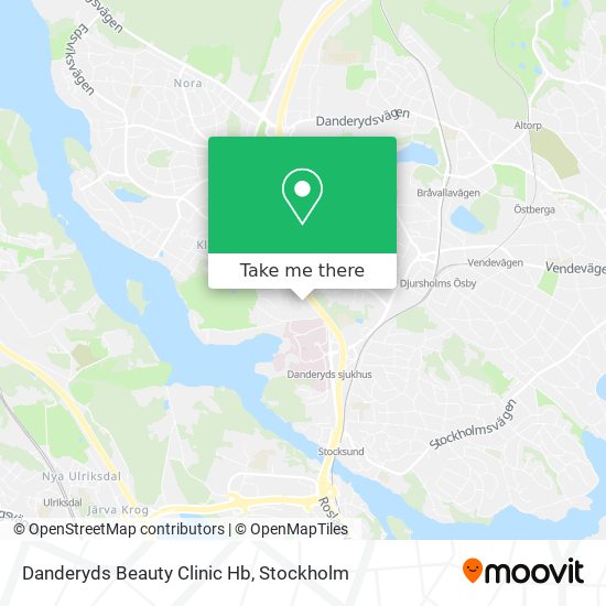 Danderyds Beauty Clinic Hb map