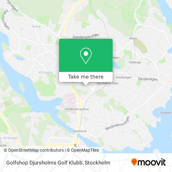 Golfshop Djursholms Golf Klubb map