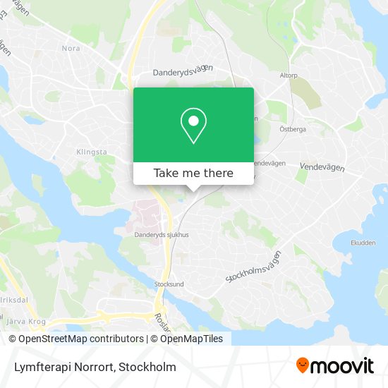 Lymfterapi Norrort map