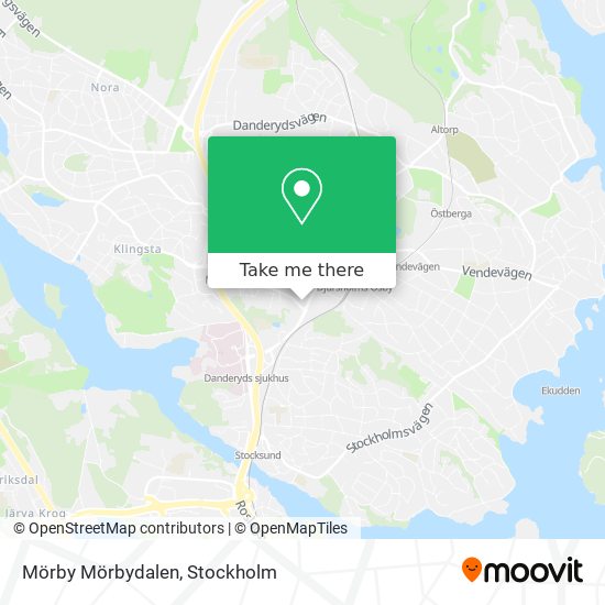 Mörby Mörbydalen map