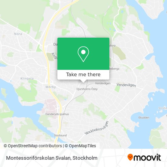 Montessoriförskolan Svalan map