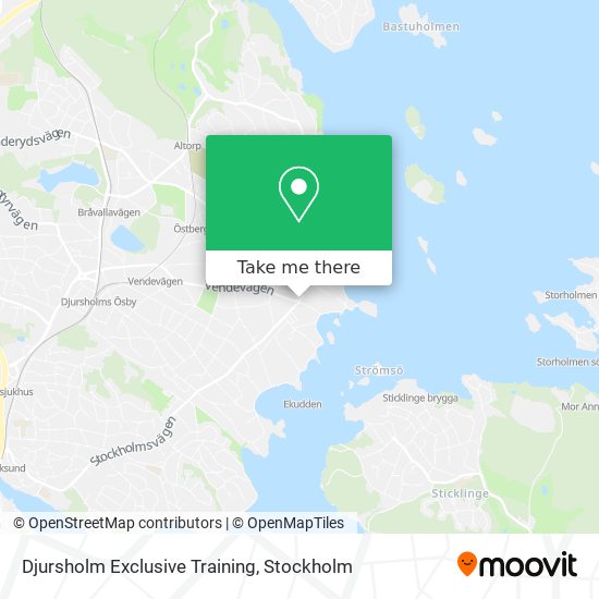 Djursholm Exclusive Training map