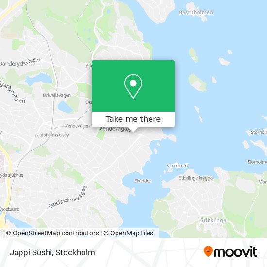 Jappi Sushi map