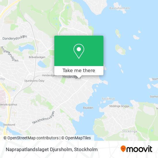 Naprapatlandslaget Djursholm map