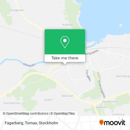 Fagerberg, Tomas map