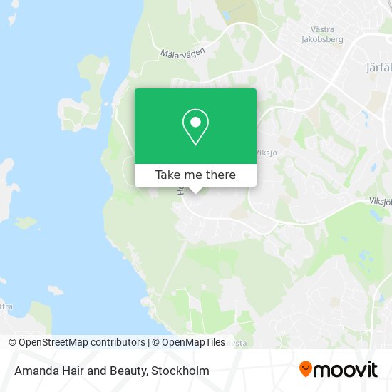 Amanda Hair and Beauty map