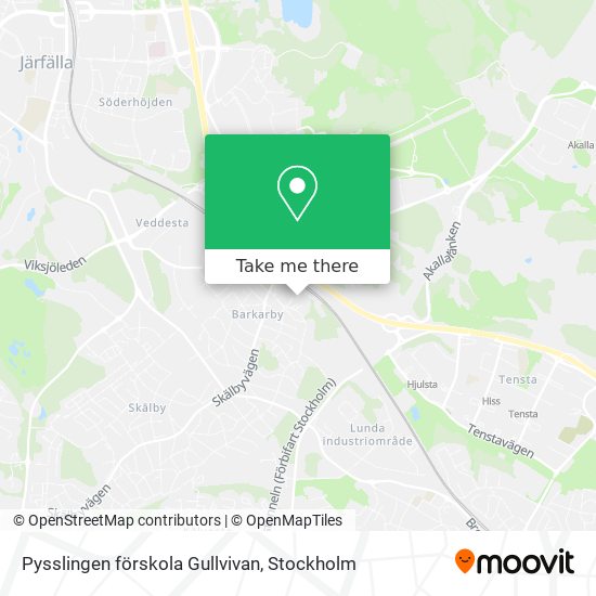 Pysslingen förskola Gullvivan map