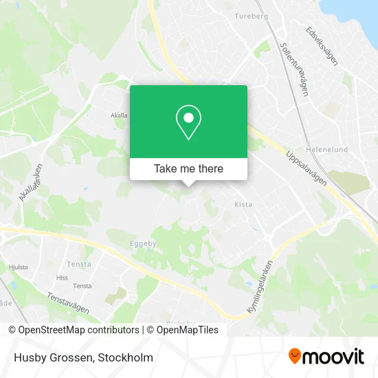 Husby Grossen map