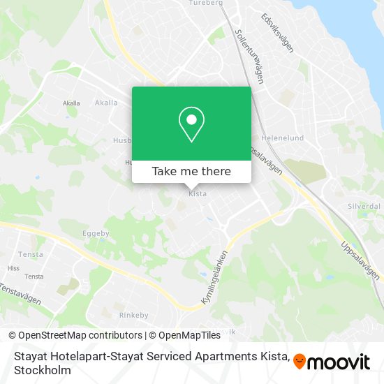 Stayat Hotelapart-Stayat Serviced Apartments Kista map