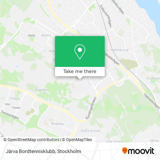 Järva Bordtennisklubb map