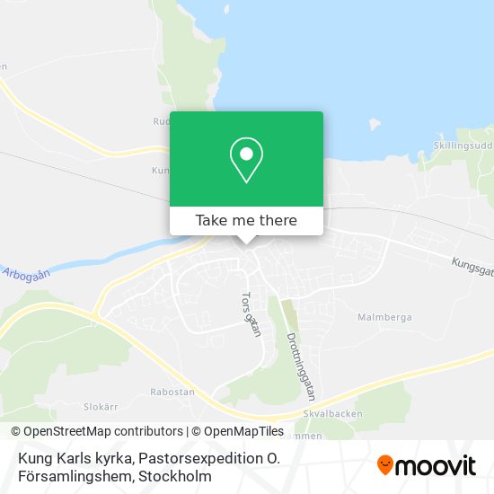 Kung Karls kyrka, Pastorsexpedition O. Församlingshem map