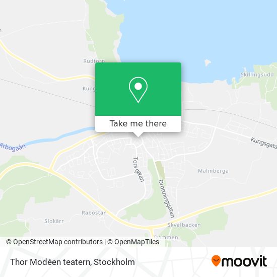 Thor Modéen teatern map