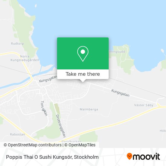 Poppis Thai O Sushi Kungsör map