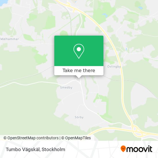 Tumbo Vägskäl map