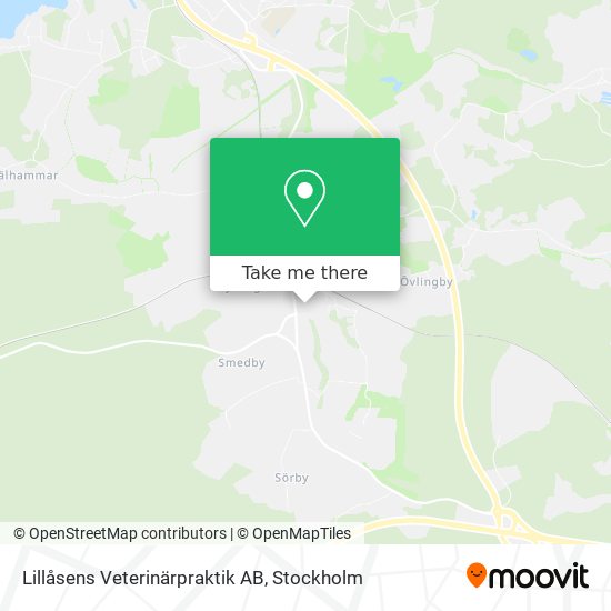 Lillåsens Veterinärpraktik AB map