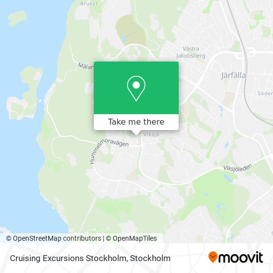 Cruising Excursions Stockholm map