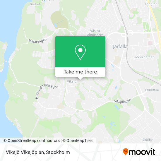 Viksjö Viksjöplan map