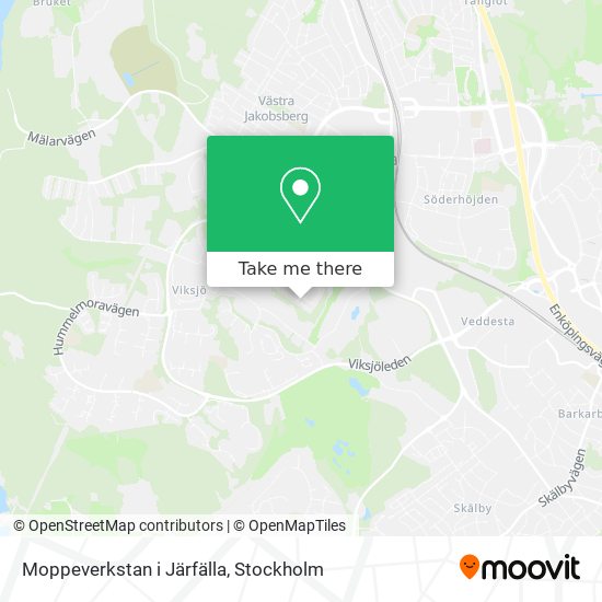 Moppeverkstan i Järfälla map